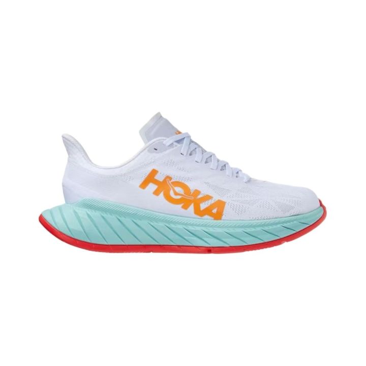 PROMO SEPATU HOKA LARI PRIA HOKA ONE ONE CARBON X WHITE BLAZING