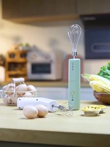 AE New foldable electric handheld wireless egg beater for home use small baking cake mixer