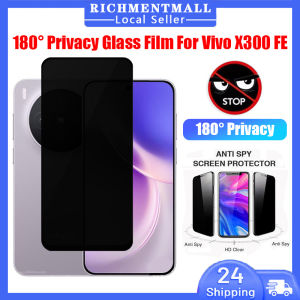 【🔥SG🔥】RICHMENTMALL 180° Privacy Tempered Glass Film For Vivo X300 FE HD / Anti-spy Tempered Glass Screen Protector For Vivo X300FE