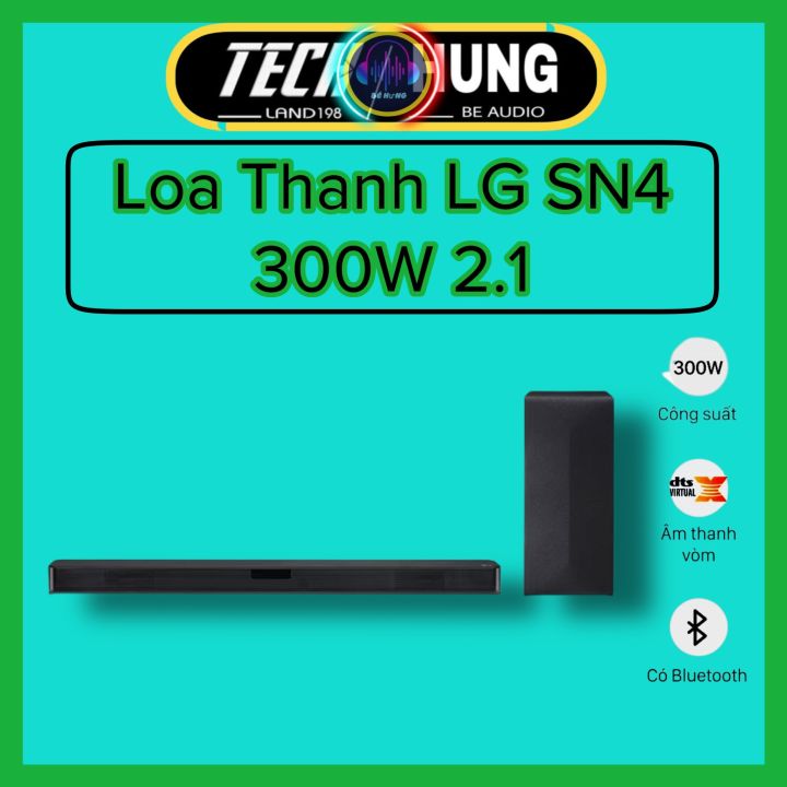 Loa thanh SoundBar LG SN4 2.1ch 300W bảo hành chính hãng 1 năm ...