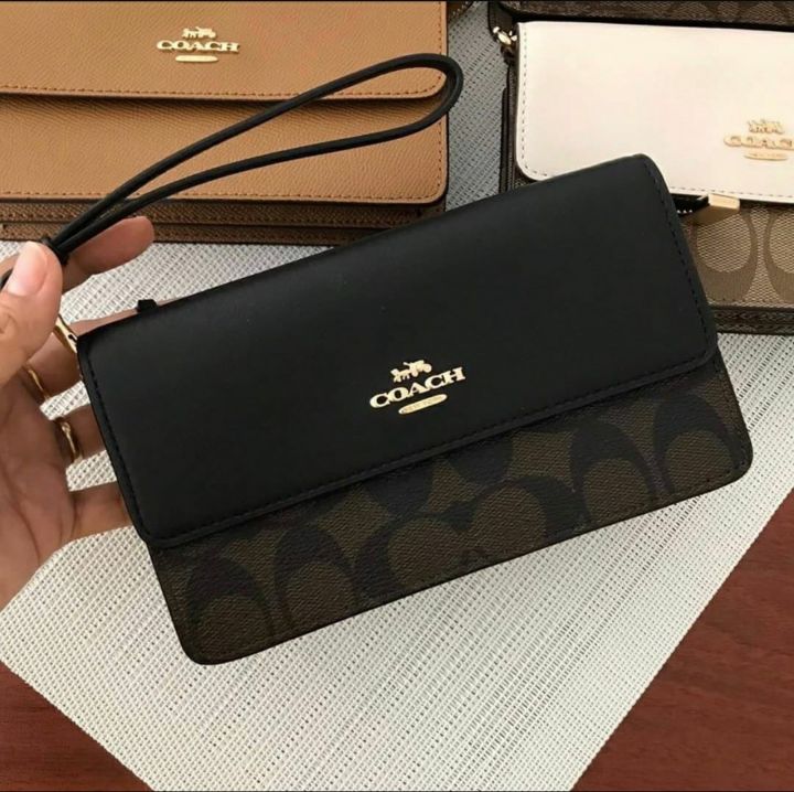 Coach store foldover wristlet