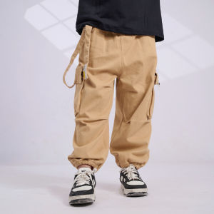 Quần Kaki Bé Trai 8-38Kg (2-9 Tuổi) BL HALO Quần Dài Bé Trai 3 Màu Túi Hộp Ống Rộng Phong Cách Năng Động Cá Tính QDK12