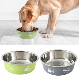 Pet Bowl Stainless Steel Cat Bowl Anti Slip Dog Bowl Dog Water Bowl Cat Feeding Bowl Pet Feeding Bowl Portable Dogs Bowl