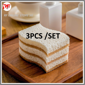Natural SIsal & Wood Pulp Coconut Cotton Dish Sponge Eco-Friendly Double Sided Scrub Pad Non-Scratch Cleaning Sponge Magic Clean Souring Pad