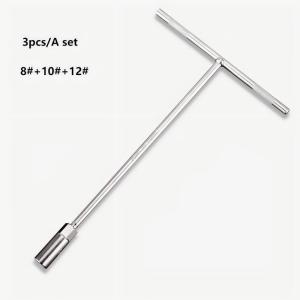 Heavy-Duty T-Handle Socket Wrenches (8/10/12mm) – High Torque for Mechanical/Automotive Use