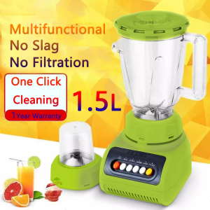 ซื้อ1แถม2✨เครื่องคั้นน้ำผลไม้ไฟฟ้า 1.5L เครื่องปั่นน้ำ  พลังงานสูง 300W เครื่องปั่นอเนกประสงค์ สามารถทำน้ำเต้าหู้และน้ำผลไม้ได้