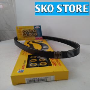 V-belt H2-231PA-KZR-1200 Aspira Vbelt Set + Roller V Belt VARIO 125 FI Original Murah