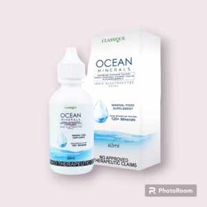 OCEAN MINERALS Ionic Electrolytes Brand | Mineral Food Supplement 120+ Minerals 30ML