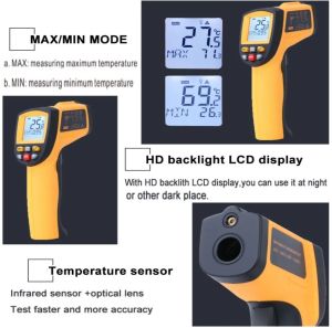 THERMOMETER UKUR SUHU TINGGI BENETECH GM900 INDUSTRI GM 900 TERMOMETER ALAT PENGUKUR PANAS