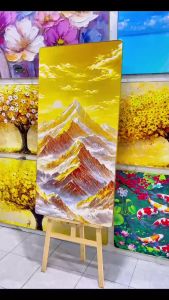 Tranh Phúc Quả Sơn Hà Tranh Canvas Tranh Tráng Gương Tranh Phòng Khách Tranh Tài Lộc
