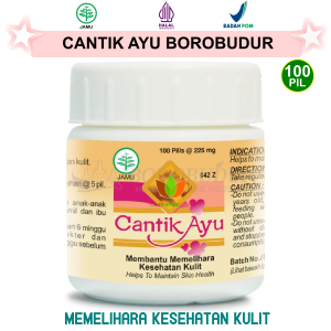BOROBUDUR CANTIK AYU 100 PIL JAMU OBAT HERBAL UNTUK KESEHATAN MENGHALUSKAN MELEMBUTKAN KULIT