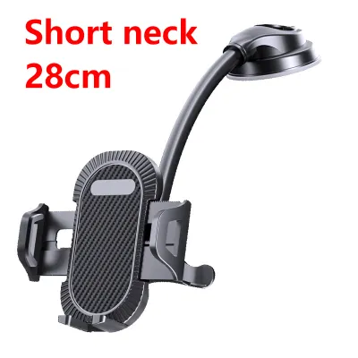 Universal Long Neck Car Phone Holder Super Strong 360° Rotatable Strong Suction Shockproof Car Phone Stand