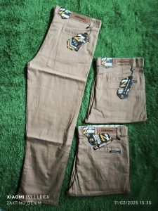 Celana Chinos Pria Panjang Mocca Distro Premium Full Acc