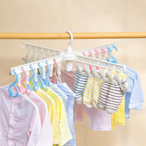 Gantungan Jemuran Baju 24in1 Gantungan Baju Hanger Jepit Jemur Kaos Kaki Jepitan Baju