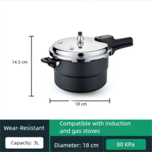ANAMA 3-14L Capacity Pressure Cooker Explosion Proof Hard Oxidation Kitchen Cooking Pot Multifunctional Steaming Tray Gas Stove Cooker