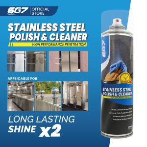 Transrich 607 Stainless Steel Polish & Cleaner-Steel-Chrome-Aluminium-Polisher & Cleaner-500ml