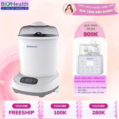 Máy Tiệt Trùng Biohealth BH8910 Máy Tiệt Trùng Sấy Khô Có Thể Tiệt Trùng Nhiều Bình Một Lúc