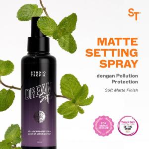 STUDIO TROPIK DREAM SETTER SATTING SPRAY MATTE UNGU