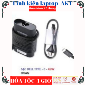 Sạc Laptop Dell 20V-2.25A-45W type C Dell XPS 9370 P82G 13 9365 P71G P71G001 13 9350 Dell Latitude 7370 P67G 5285 7275 5289