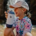 BOTTLE BOTTLE Kids Water Bottles 12 oz Insulated Water Bottles for School with Leak Proof Lid Double Wall Vacuum Stainless Steel Cup Keep Hot and Cold for Boys Girls Travel purple. 