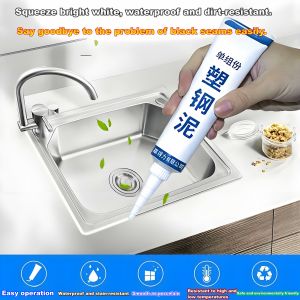120g quick-drying plastic steel mud kitchen bathroom waterproof and mildew-proof household leaking sealant toilet side seam filling