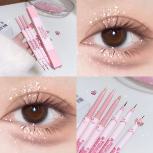 Double Head Lying Silkworm Pen Eyeliner Pen Waterproof Not Easy To Fade Eyeliner Natural Matte Highlighter for Student Makeup