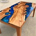 Keo Epoxy đổ mặt bàn, Nhựa epoxy trong suốt đổ khuôn silicone, Epoxy resin làm handmade - Bộ 1kg - LRAB 312. 