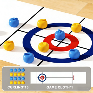 Children Tabletop Curling Board Games – Interactive Toy for Family Bonding