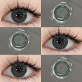 contact lens illustro BIG EYES BLACK COLORED LENSES 14.5mm lensa kontak warna softlens 1 paket lengkap softlens mata. 