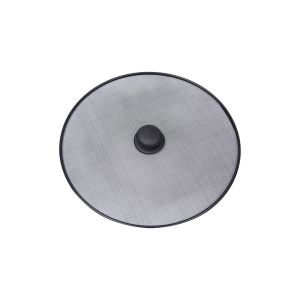 GTRBFDS Black Oil Splatter Screen with Handle Anti-splash Oil Splash Lids  Fine Mesh Cover Lid Kitchen Supplies