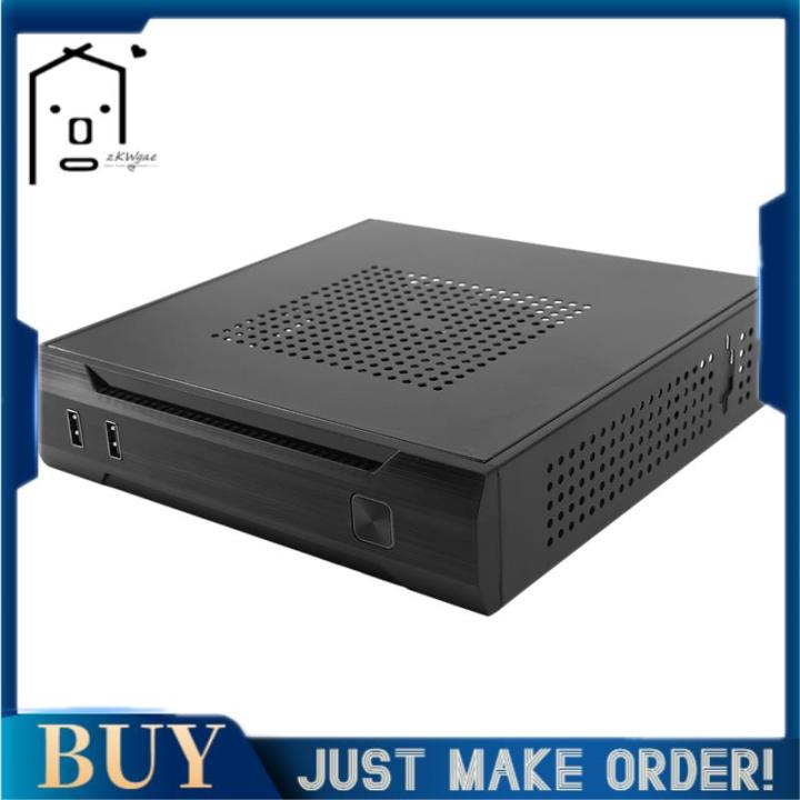 Mini Pc Housing Thin Itx Mini Case HTPC Home Theater Horizontal Itx Enclosure SECC PC ...