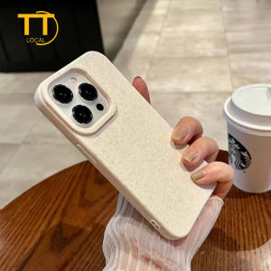 Tri-Town Environmental Protection Phone Case for IPhone 16 15 14 13 12 11 Pro Max XS MAX XR 6 7 8 Plus Case Shockproof Protective Soft Cover