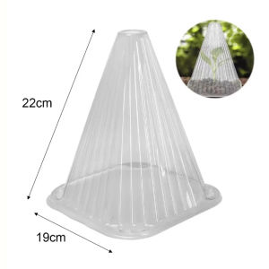 20Pcs Plant Protective Cover Vegetable Seedling Windproof Cover Garden Cloches for Plants