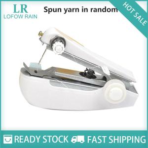 LF Wholesale✨Flash Sale ✨ จักรเย็บผ้าขนาดเล็ก1เซ็ตเครื่องเย็บแบบเร็วประหยัดแรงใช้ผ้าเครื่องมือเย็บแบบใช้มือขนาดเล็กพกพาได้