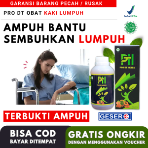 Obat Kaki Lumpuh Saraf Terjepit Lutut Nyeri Dan Linu Radang Sendi Tulang Retak Patah Kolesterol Pengapuran Bekas Operasi Obat Lumpuh Sementara / Tidak Permanen Pro DT Herba