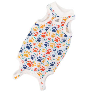 Pet Recovery Suit Breathable Soft Jumpsuit Post Surgery Anti Lick Stretchy Velcro Cats Dogs