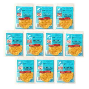 Grilled Cod Fillets Keropok Ikan Grilled Fish Boneless Instant Seafood Snacks