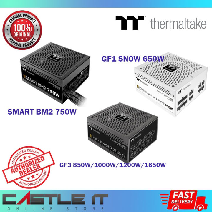 Thermaltake TOUGHPOWER GF3 1200W / 1000W / 850W / 750W 80PLUS GOLD Full Modular Power Supply