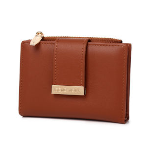 IN204# Irene Novy New Korean Style Womens Wallet Fashion Short Simple High-end Coin Purse Wallet