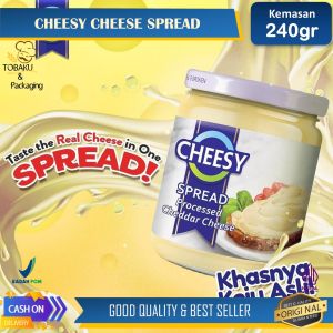 CHEESY CHEESE SPREAD 240gr - Selai Keju Olesan & isian Roti