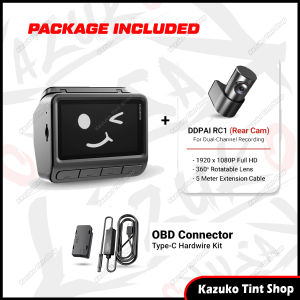 DDPAI Z60 Dual 4K Ultra HD GPS 📹🔥support with 3 Channel Front & Rear Super Capacitor Dash Cam ⭐with Kereta Camera CCTV [Authorised Dealer]
