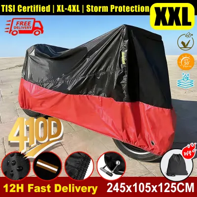 Motorcycle Cover All Season Sunscreen and rainproof cover frost-proof and dust-proof thickened cover For NMAX AEROX PCX MIO BEAT CLICK with Lock-Holes Storage Bag Motorbike Vehicle Cover motor cover water proof