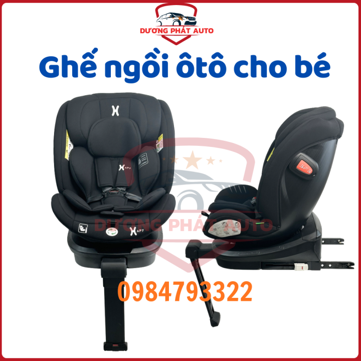 Ghế ngồi ôtô trẻ em thiết kế êm ái và có khoá chốt an toàn, cho bé từ 0 ...