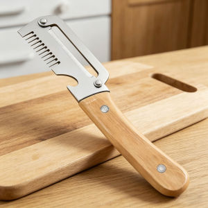 3-in-1 Multifunctional Stainless Steel Onion Cutter Vegetable Chopper Shredder Can Opener Vegetables Cutting Fork Kitchen Gadgets