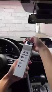 Bảng ghi số điện thoại trên ô tô có đèn LED cảm biến năng lượng mặt trời - Bảng số điện thoại LED