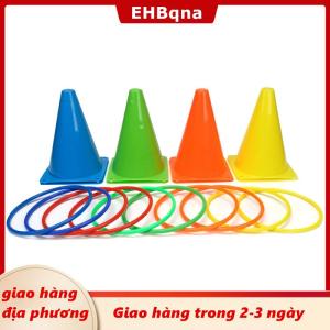 [COD] EHBqna 3PF Ship within 24 hours Bên Trò chơi Vòng quăng trò chơi lễ hội Combo Set mềm nhựa cones Vòng quăng trò chơi ném trò chơi đồ chơi cho Kid người lớn