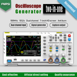 Fnirsi-1014d digital oscilloscope 2-in-1 Dual channel input 100MHz* 2 Analog bandwidth 1GSa/s sampling