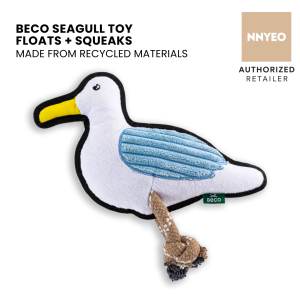 BECO Dog Toy Seagull  Floats Squeaks Eco Friendly