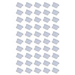 50Pcs Silicone USB C Dust Cover Type-C Dust Plugs Type C Anti Dust Caps Universal Phone Charging Port Protector Cover