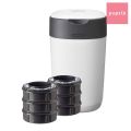 Tommee Tippee Sangenic Twist & Click Advanced Diaper Disposal Bin (1/6 casettes). 